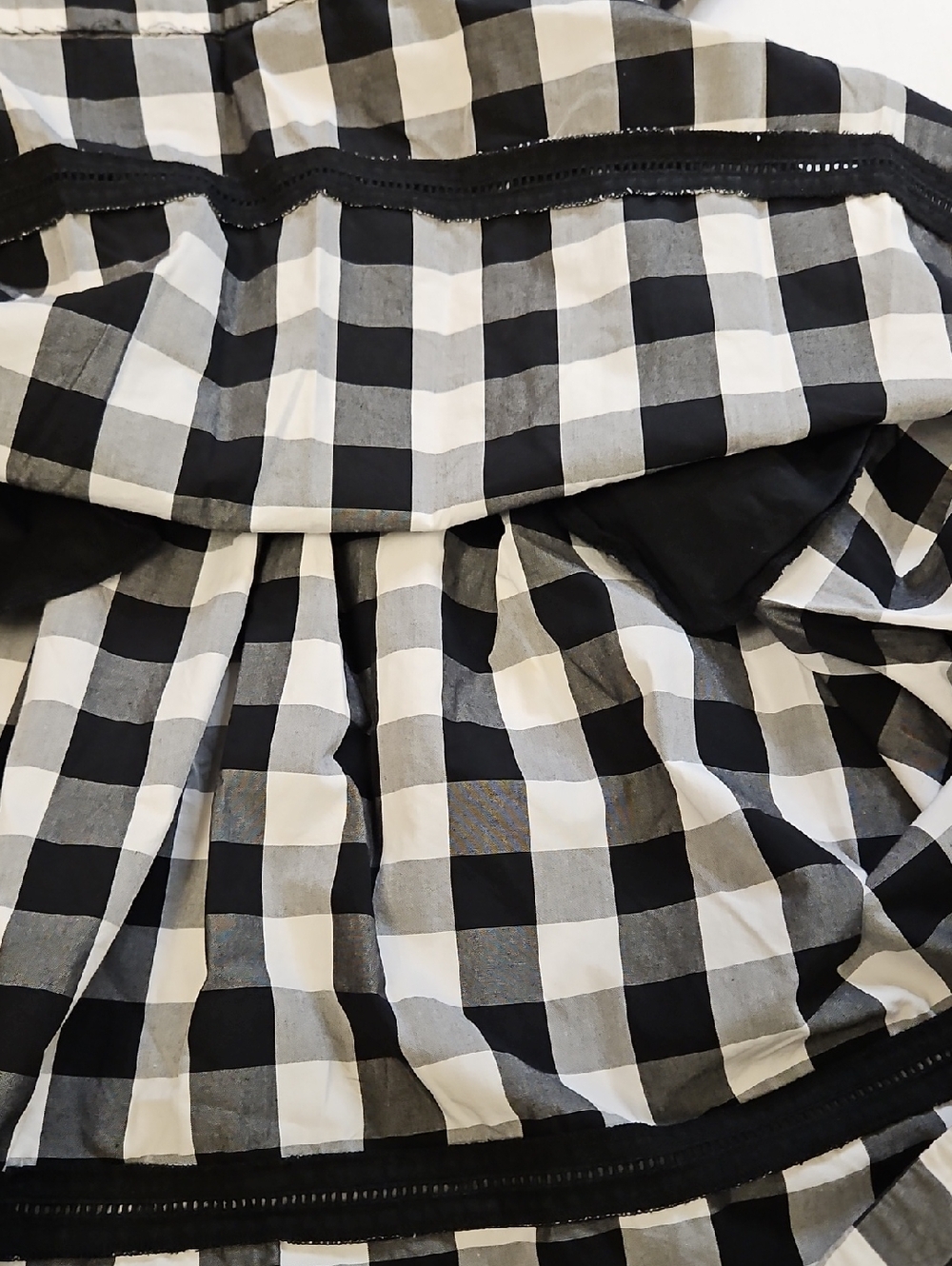 Kate Spade New York Broome Street Gingham Dress 100% Cotton Size 6 - Picture 13 of 13